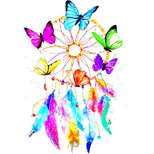 Butterfly Dream Catcher   Butterfly Lover Gift T Shirt Thumbnail