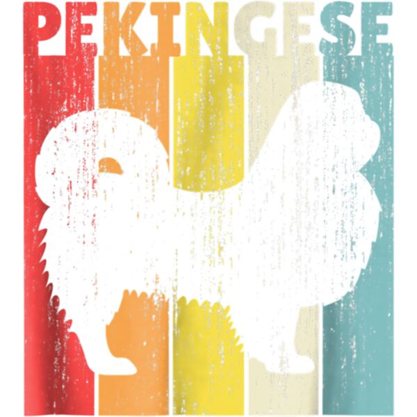 Pekingese Vintage T Shirt Dog Retro Style Gift Thumbnail