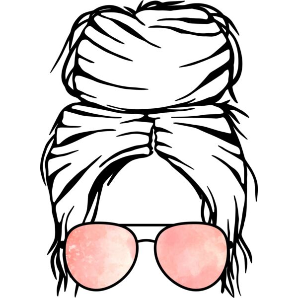 CF   Messy bun Watercolor  6  Thumbnail