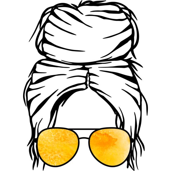 CF   Messy bun Watercolor  10  Thumbnail