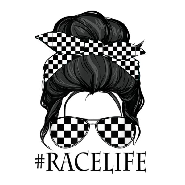 Mom Life Messy Bun Mom Race Mothers Day Funny Thumbnail