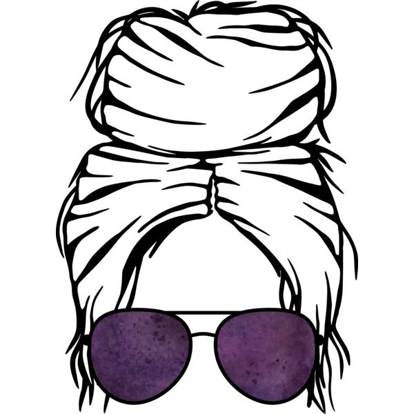 CF   Messy bun Watercolor  5  Thumbnail