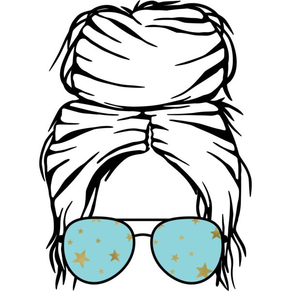 CF   Messy bun Stars  2  Thumbnail