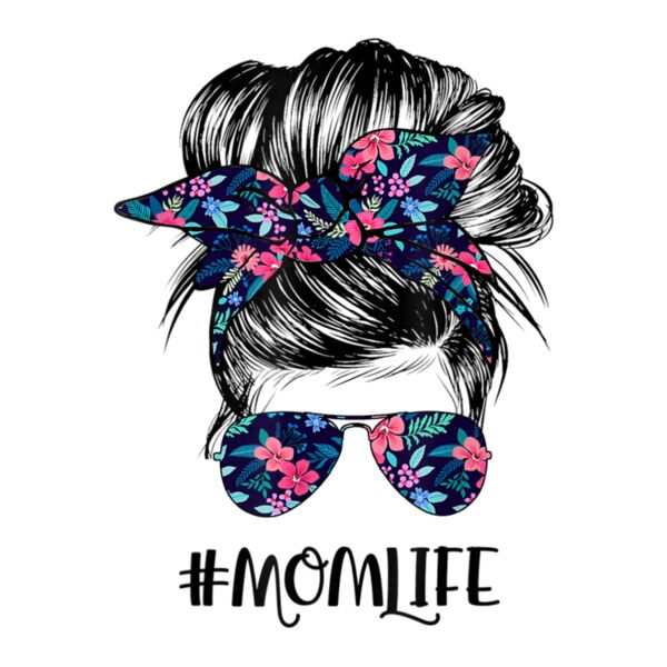 Mom Life Messy Hair Bun Women Mother s Day Funny Thumbnail