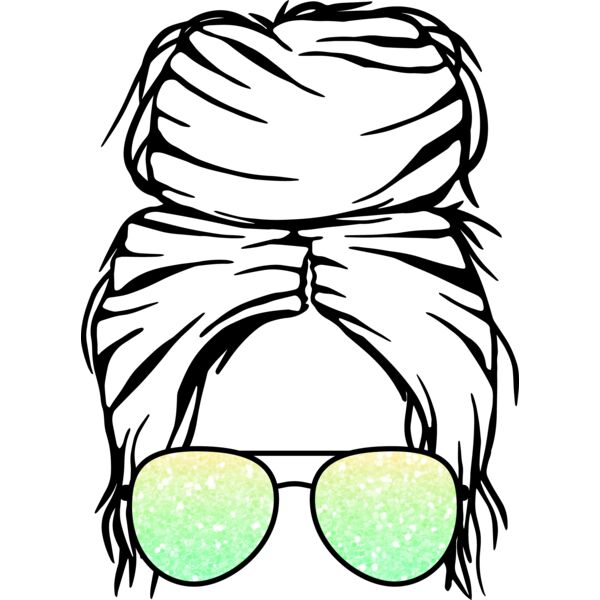 CF   Messy bun Pastel Glitter  6  Thumbnail