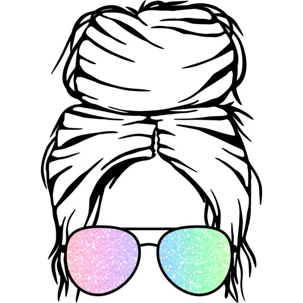 CF   Messy bun Pastel Glitter  9  Thumbnail