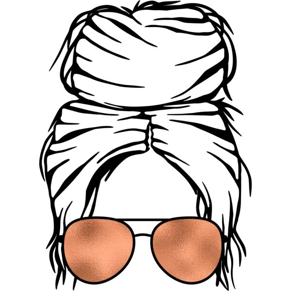 CF   Messy bun Metalic  5  Thumbnail