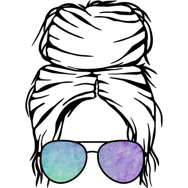 CF   Messy bun Watercolor  13  Thumbnail