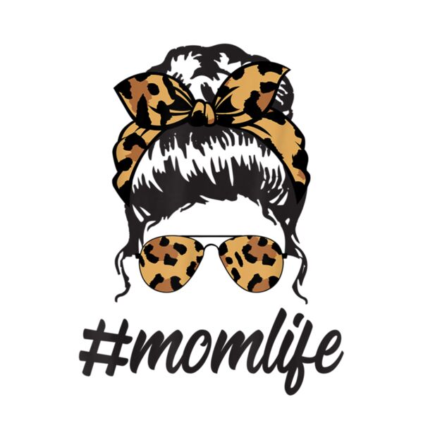 Classy Mom Life with Leopard Pattern Shades   Cool Messy Bun 1 Thumbnail