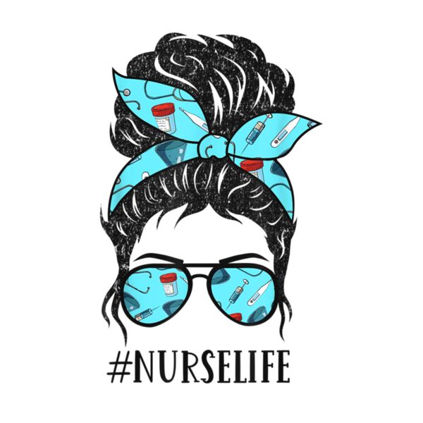 Messy Hair Woman Bun Nurse Life Healthcare Life Thumbnail
