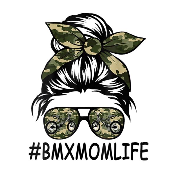 BMX Mom Life Mothers Day Messy Bun Thumbnail