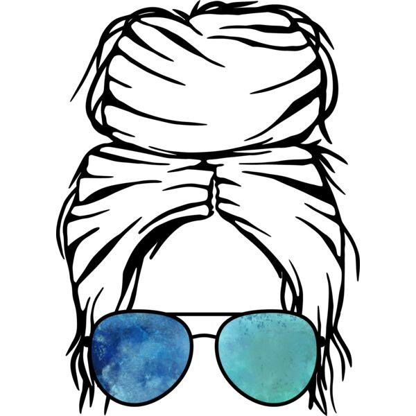 CF   Messy bun Watercolor  3  Thumbnail