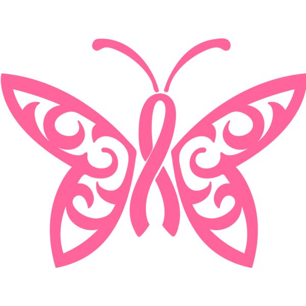 Butterfly cancer ribbon Thumbnail