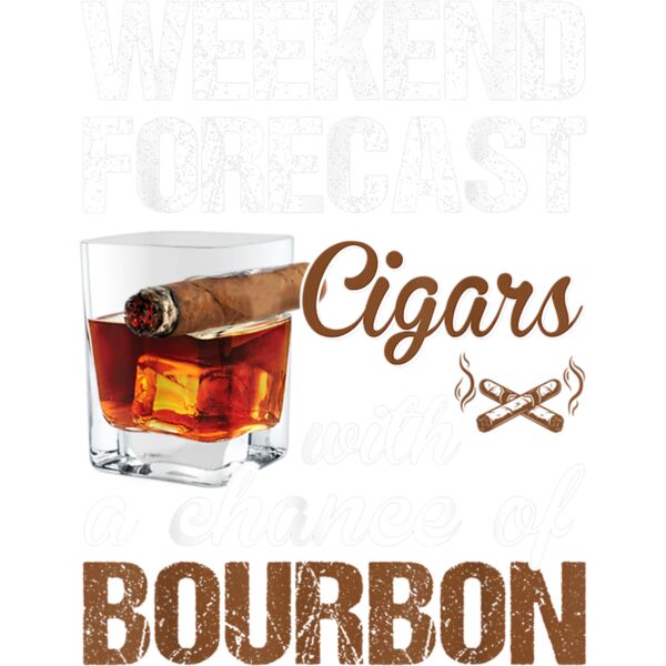 Cigars And Bourbon Lover T Shirt Funny Gift for Dad Grandpa Thumbnail