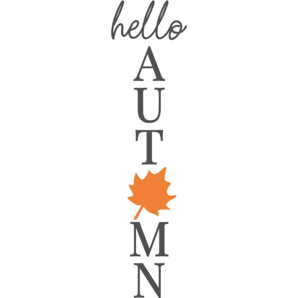 Sign Hello Autumn Thumbnail