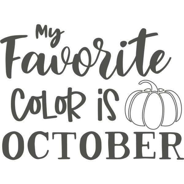 My favorite color is October Thumbnail