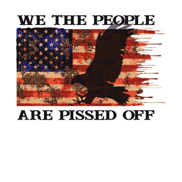 We The People Distressed Flag Thumbnail