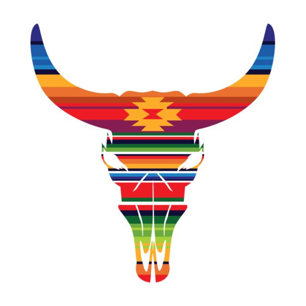Serape Cow Skull Thumbnail
