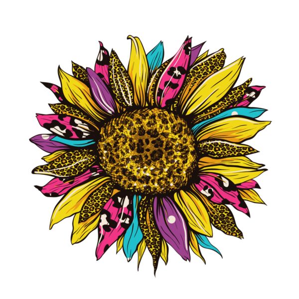 Colorful Sunflower Thumbnail