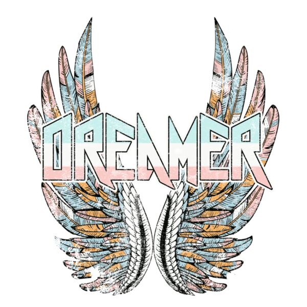 Dreamer  WINGS BACK PRINT Thumbnail