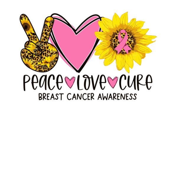 PEACE LOVE CURE  BREAST CANCER Thumbnail