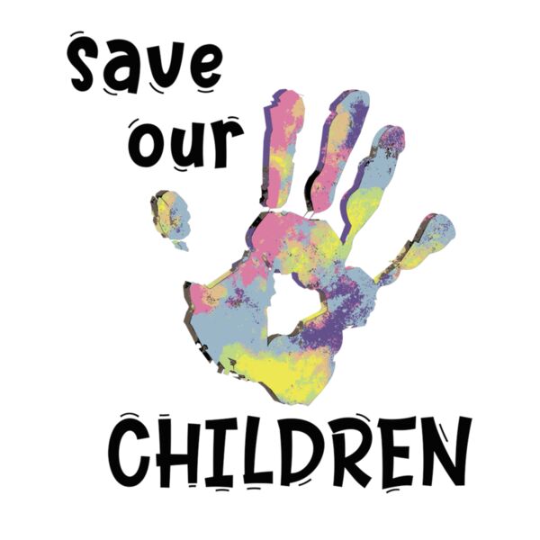 SAVE OUR CHILDREN  TIE DYE HAND Thumbnail