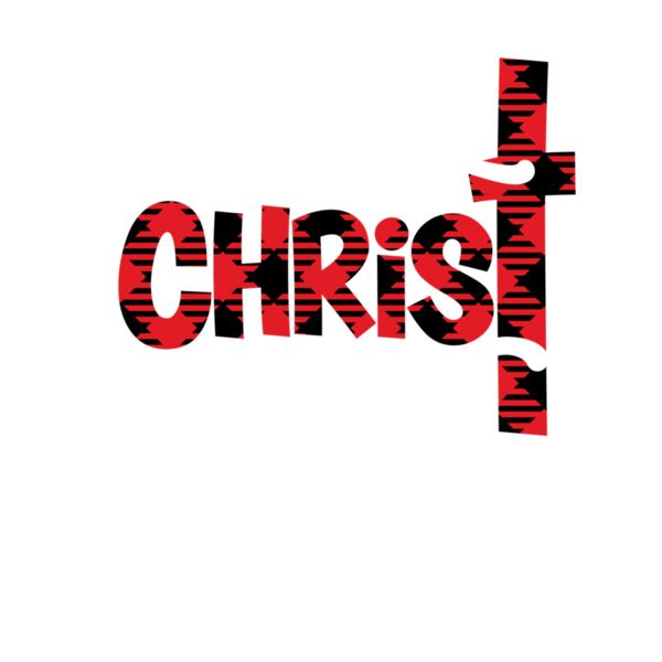 MERRY CHRISTMAS BUFFALO PLAID CROSS Thumbnail