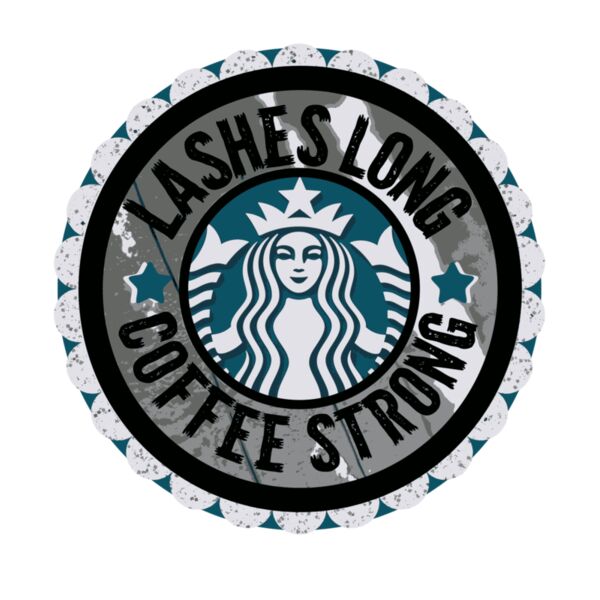 LASHES LONG COFFEE STRONG CIRCLE Thumbnail