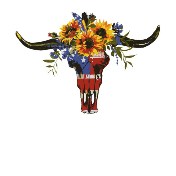 sunflower skull Bull Thumbnail