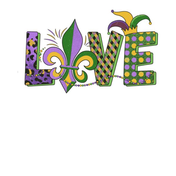 MARDI GRAS LOVE   HAT Thumbnail