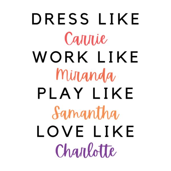 DRESS LIKE CARRIE   SATC Thumbnail