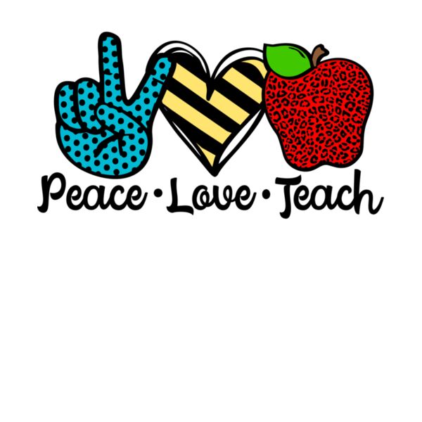 PEACE LOVE TEACH  APPLE Thumbnail