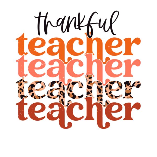 retro thankful teacher Thumbnail