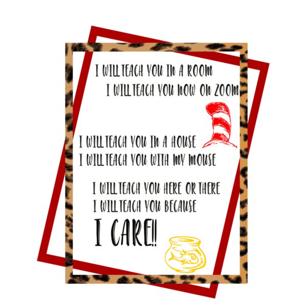 I WILL TEACH YOU BECAUSE I CARE Thumbnail