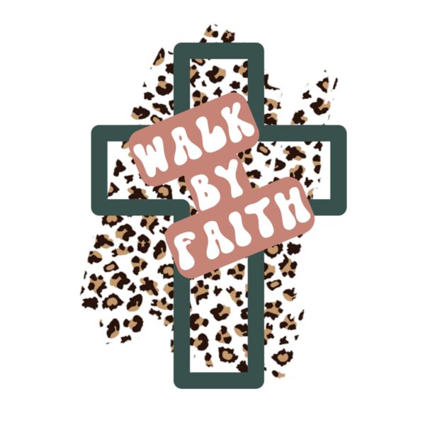 WALK BY FAITH  LEOPARD CROSS Thumbnail