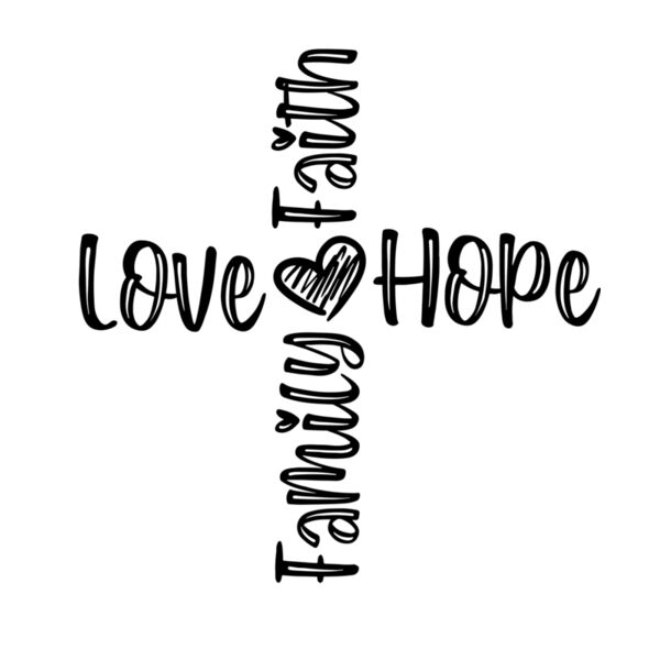 FAITH HOPE LOVE FAMILY CROSS Thumbnail