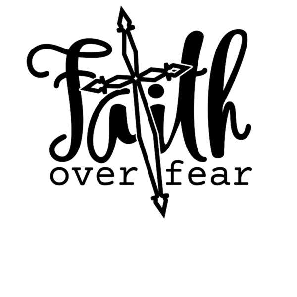 FAITH OVER FEAR MIDDLE CROSS Thumbnail