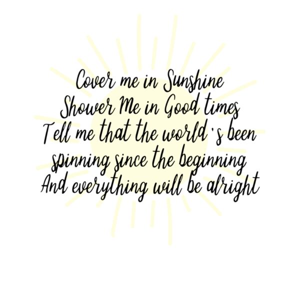 cover me in sunshine Thumbnail