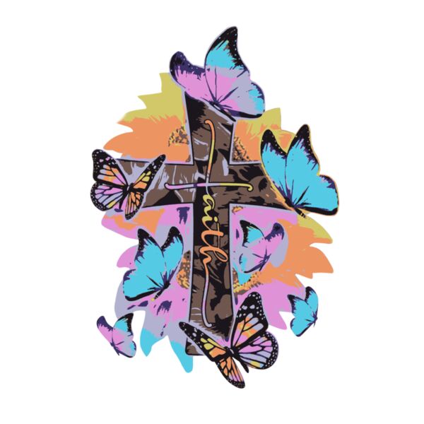 Faith Butterfly Cross Thumbnail