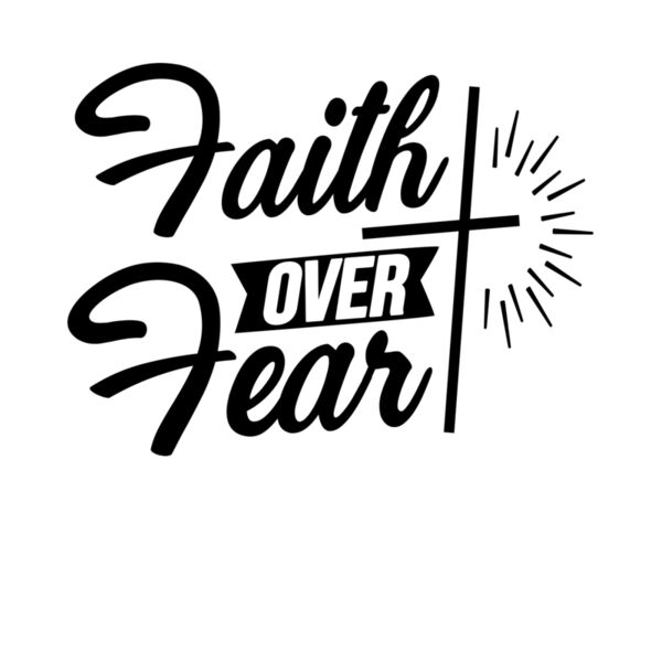FAITH OVER FEAR  SIDE CROSS Thumbnail