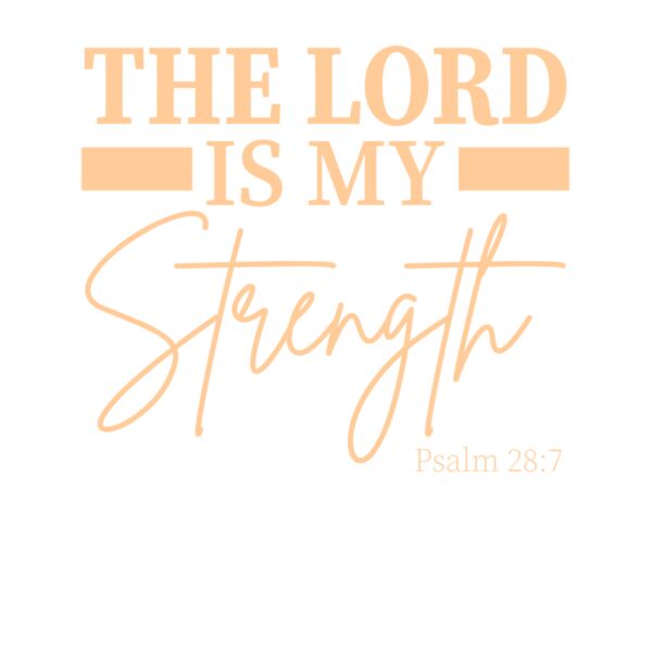 The Lord is my strength  Wave Wash Hoodie Thumbnail