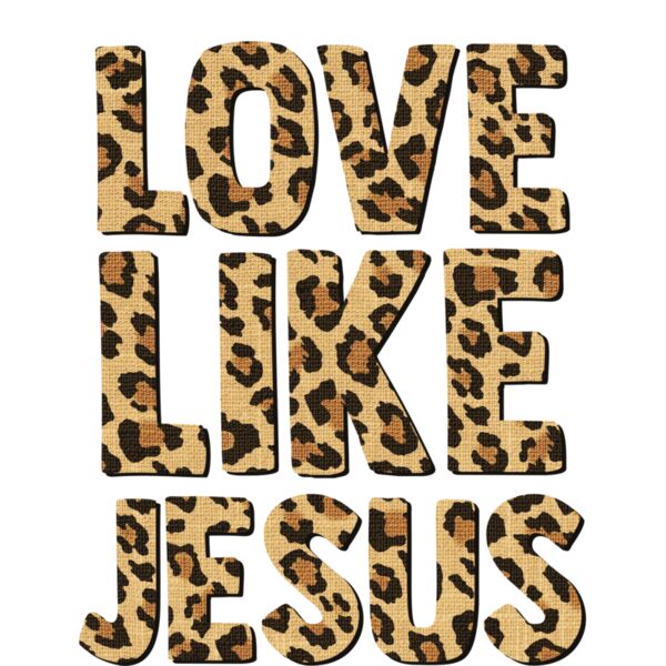 love like jesus leopard Thumbnail