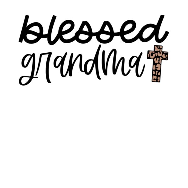 BLESSED GRANDMA Leopard Cross Thumbnail