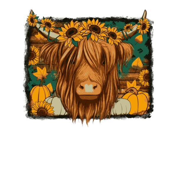 fall highland cow Thumbnail