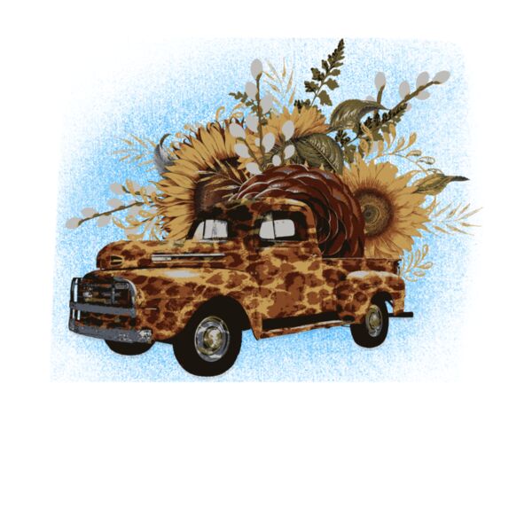 FALL FLORAL LEOPARD TRUCK Thumbnail