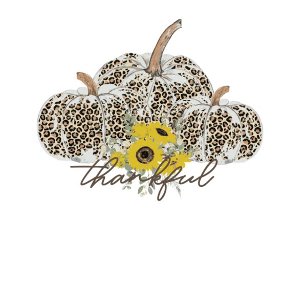 Leopard Thankful Pumpkin Thumbnail