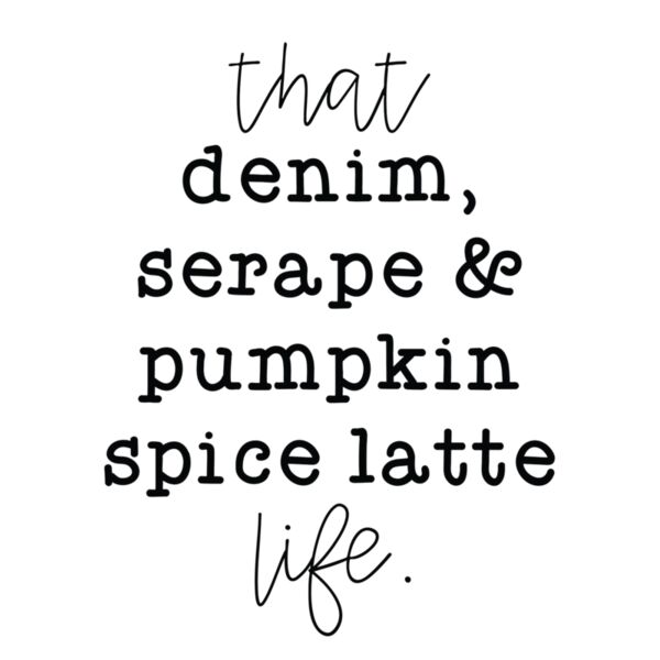 Denim Serape Pumpkin Spice Thumbnail