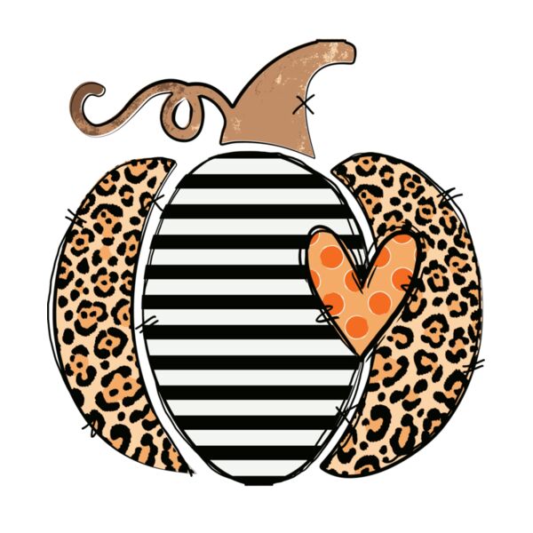 STRIPED LEOPARD POLKA DOT PUMPKIN Thumbnail