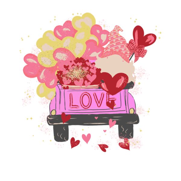 VALENTINE GNOME BALLOON TRUCK Thumbnail