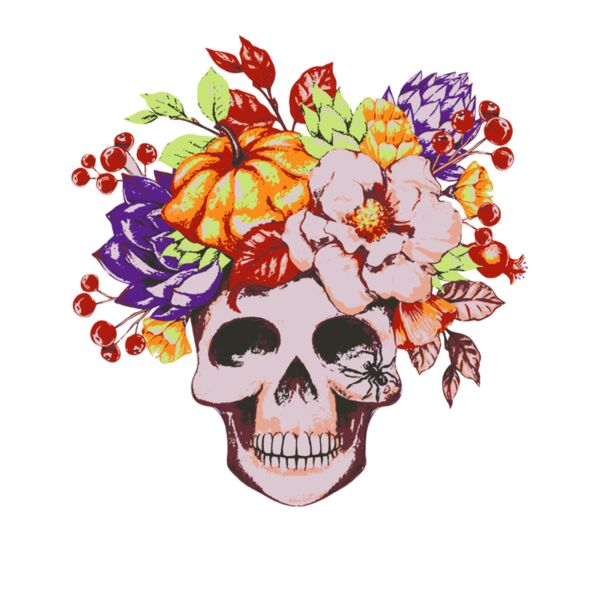 HALLOWEEN SKULL FLORAL Thumbnail